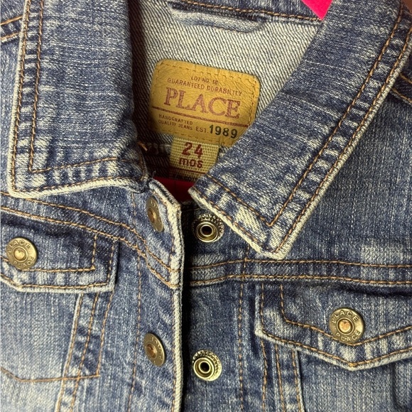 Children’s Place Denim Jacket. Size 24 months. Great Condition. - Picture 3 of 5